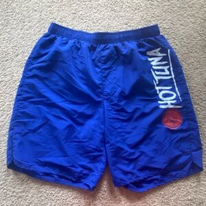 Men's Hot Tuna Stylish Logo Board Shorts Bottoms Swimwear Size 2XL Blue‎